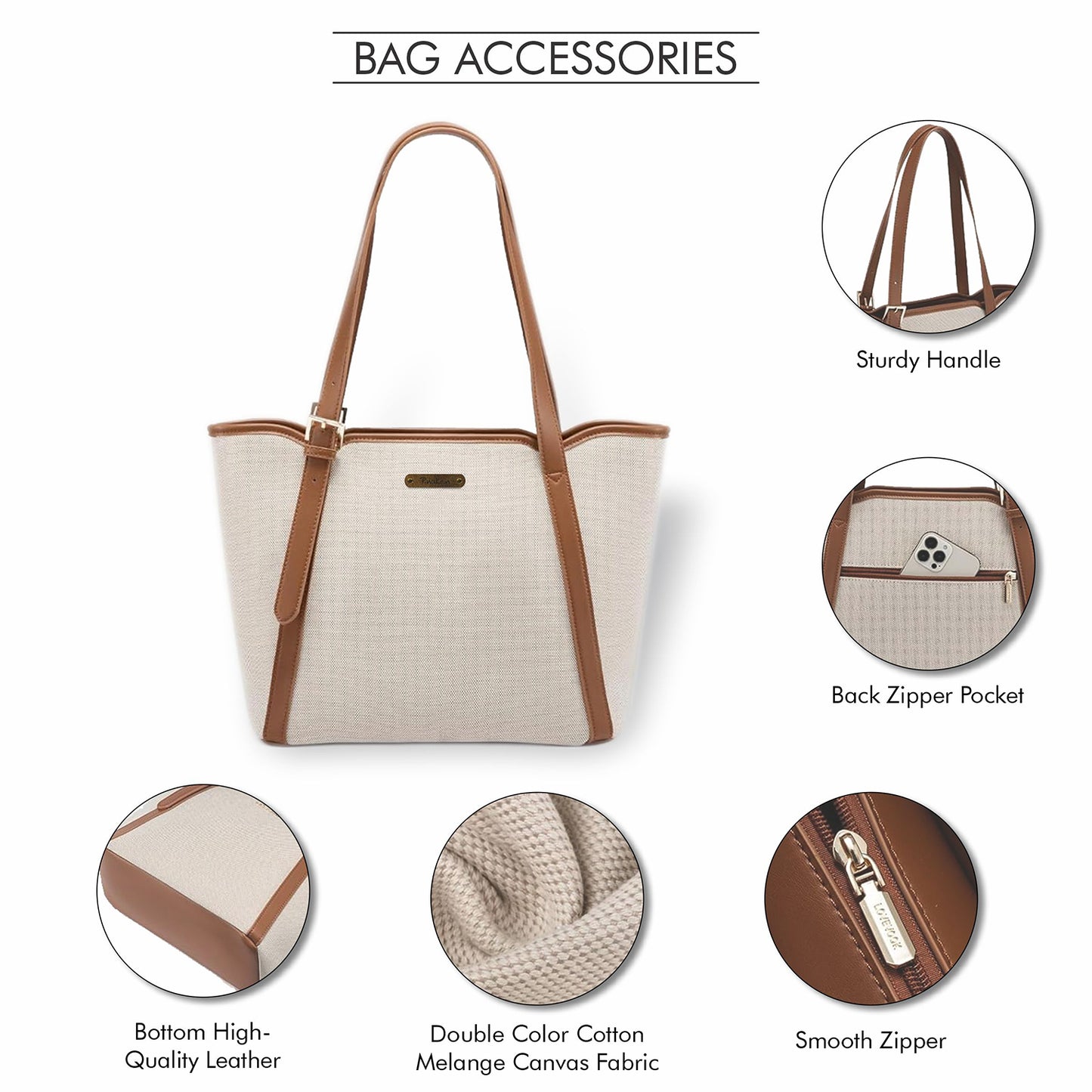 Cocoa Cream Handbag