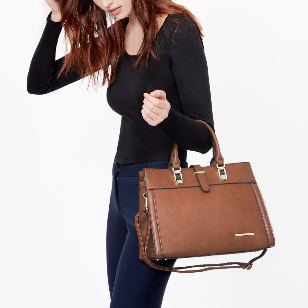 Latte Leather Tote