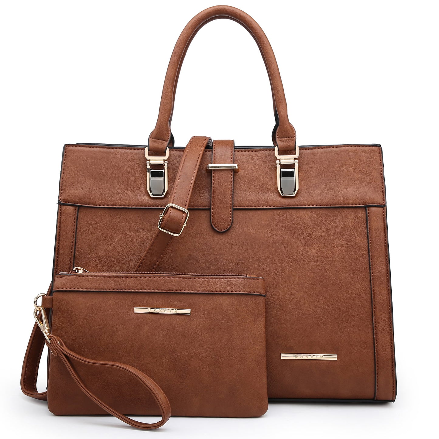 Latte Leather Tote