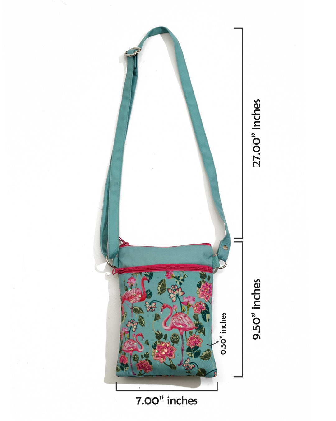 Tropical Peacock Sling Bag